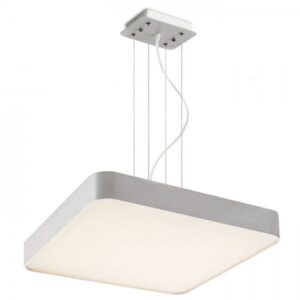 MENSA SQ 48 závesná  česaný hliník 230V LED 56W  3000K