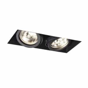 ELECTRA II  čierna  230V LED G53 2x15W