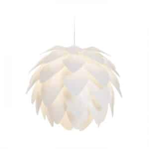 ENCOMBRE závesná  biele PVC 230V LED E27 15W