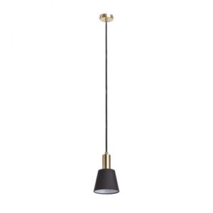 ICAR závesná čierna/zlatá  230V LED E27 11W
