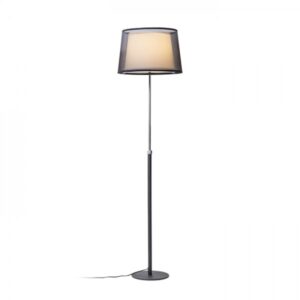 ESPLANADE stojanová transparentná čierna/biela chróm 230V LED E27 15W