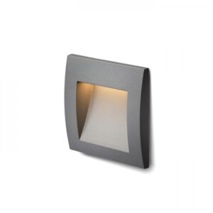 GORDIQ S zápustná antracitová  230V LED 1.5W IP65  3000K