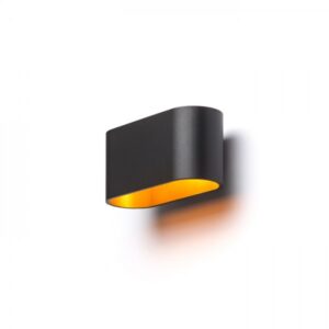 MARIO  matná čierna/zlatá  230V LED G9 5W