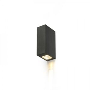 NICK II nástenná čierny elox 230V LED 2x3W 10° IP54 3000K