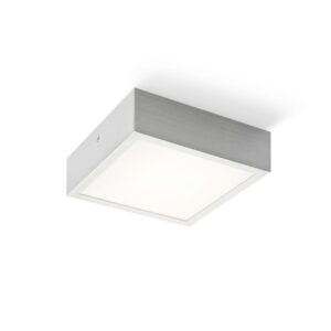 STRUCTURAL LED 20×20 prisadená  česaný hliník 230V LED 12W  3000K