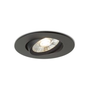 NEFRIT DIMM zápustná čierna 230V LED 6W 36° 3000K