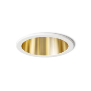 ORCO zápustná biela/zlatá 230V LED GU10 9W