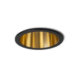 ORCO zápustná čierna/zlatá 230V LED GU10 9W