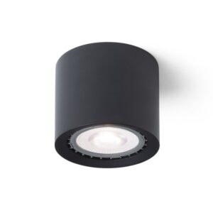 KAYAL stropná čierna 230V LED GU10 9W