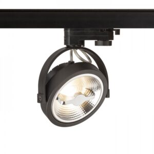 KELLY LED na trojokruh. lištu čierna  230V LED 12W 24°  3000K