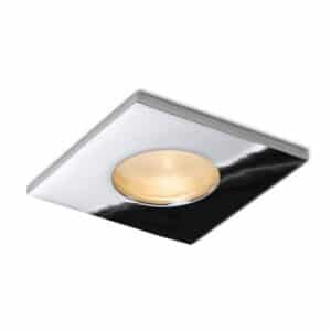 SPLASH SQ zápustná  chróm 230V LED GU10 8W IP65