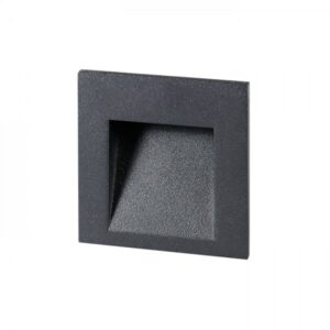 TESS SQ zápustná antracitová  230V LED 3W IP54  3000K