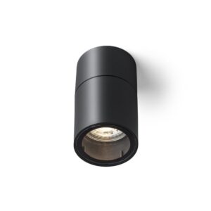 SORANO stropná čierna plast 230V LED GU10 8W IP44