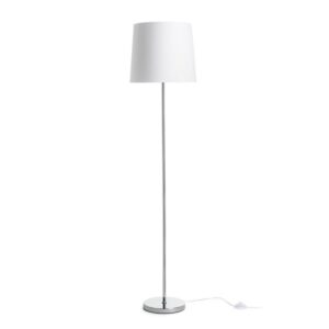 NYC/CONNY 35 stojanová  Polycotton biela/chróm 230V LED E27 15W