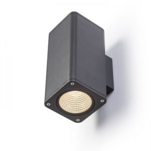 MIZZI SQ II nástenná antracitová  230V LED 2x12W 46° IP54  3000K