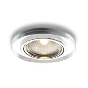 MIRROLA R zápustná nakláňacia  zrkadlo/číre sklo 230V GU10 50W