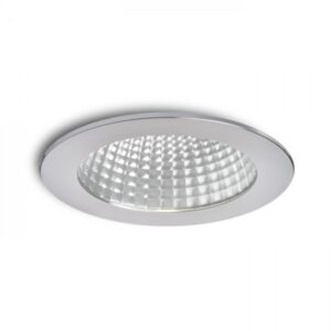 MAYDAY B 14 zápustná  leštený hliník 230V/500mA LED 15W  2700K