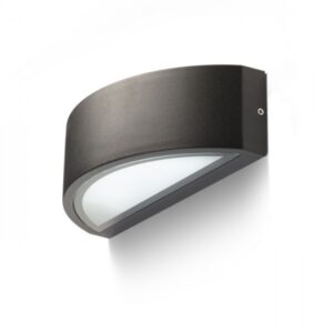 LESA nástenná čierna  230V LED E27 15W IP54