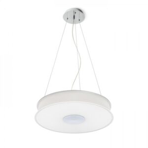 ASTERI závesná  satinované sklo/chróm 230V 2GX13 40W