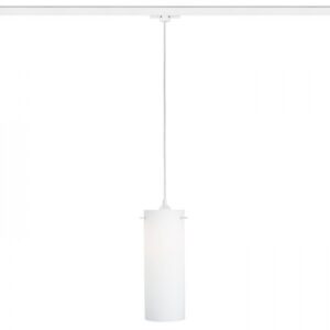 CLAUDIA pre trojokruh. lištu  mliečne sklo 230V LED E27 15W