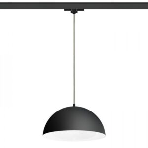 MONROE 30 na trojokruh. lištu matná čierna/biela  230V LED E27 11W