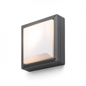 DELTA 215 prisadená antracitová  230V LED E27 15W IP54
