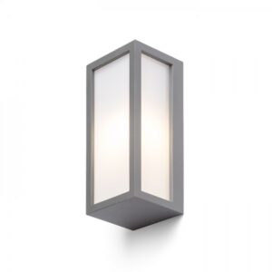 DURANT nástenná striebornosivá  230V LED E27 15W IP54