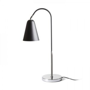 GARBO stolná čierna chróm 230V LED E27 15W