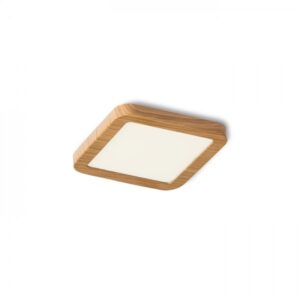 HUE SQ 9 zápustná  dekor buk 230V LED 6W  3000K
