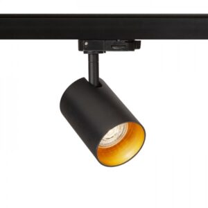 CONNOR na trojokruh. lištu čierna/zlatá  230V LED GU10 10W