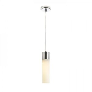 EIGHT závesná  opálové sklo/chróm 230V LED E27 11W