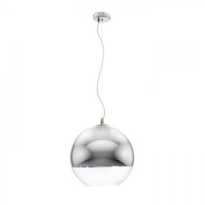 BEAU MONDE 35 závesná  chrómové sklo/číre sklo 230V LED E27 15W