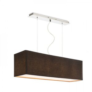 LOPE 80 závesná čierna matný nikel 230V LED E27 4x15W