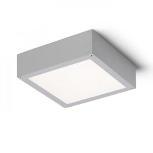 SCOTT stropný striebornosivá  230V LED 9.8W IP54  3000K