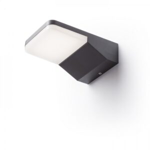VIRGO nástenná antracitová  230V LED 9W IP65  3000K