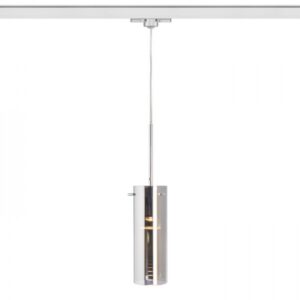 SANSSOUCI na trojokruh. lištu  chrómové sklo 230V LED E27 15W