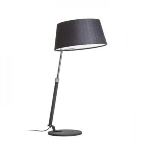 RITZY stolná čierna chróm 230V LED E27 15W
