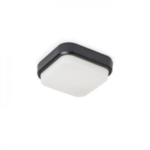TARIS SQ 17 prisadená čierna plast 230V LED 8W IP54  3000K