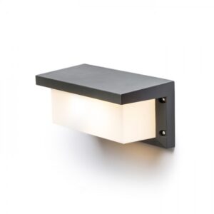 HIDE RC nástenná antracitová  230V LED E27 15W IP54