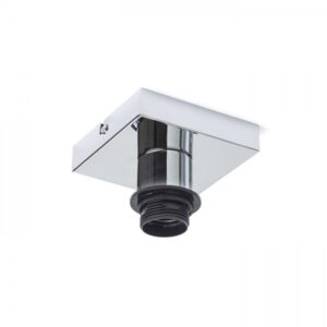 SOLO SQ stropná základňa  chróm 230V LED E27 15W