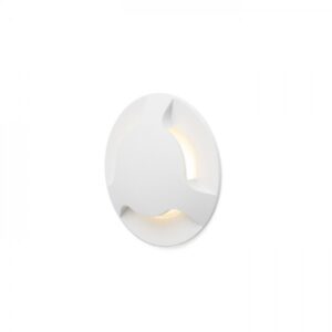 KICK III zápustná biela  230V LED 3W IP54  3000K