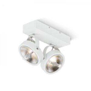 KELLY LED II DIMM nástenná biela  230V LED 2x12W 24°  3000K