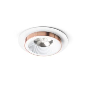 SHARM R I zápustná biela meď 230V LED 10W 24°  3000K