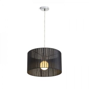 GLAMOUR 35/20 závesná čierna  230V LED E27 15W