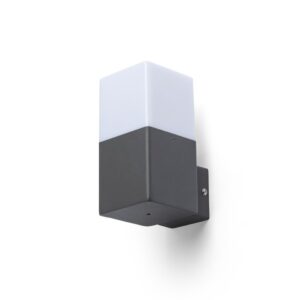 CLYDE nástenná antracitová  230V LED E27 11W IP44