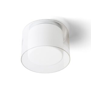 VENICE 23 stropná  číre sklo/opálové sklo/chróm 230V LED E27 11W IP44