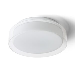 VENICE LED 30 stropná číre sklo/opálové sklo/chróm 230V LED 12W IP44 3000K