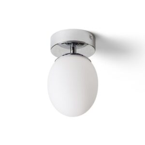 MERINGUE 11 stropná  opálové sklo/chróm 230V LED G9 9W IP44