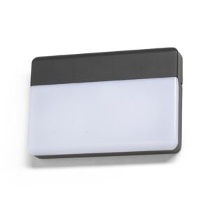 GAVIN nástenná antracitová mliečny akrylát 230V LED 13W IP65  3000K