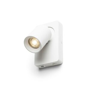 VOLTERA USB nástenná biela  230V LED GU10 9W